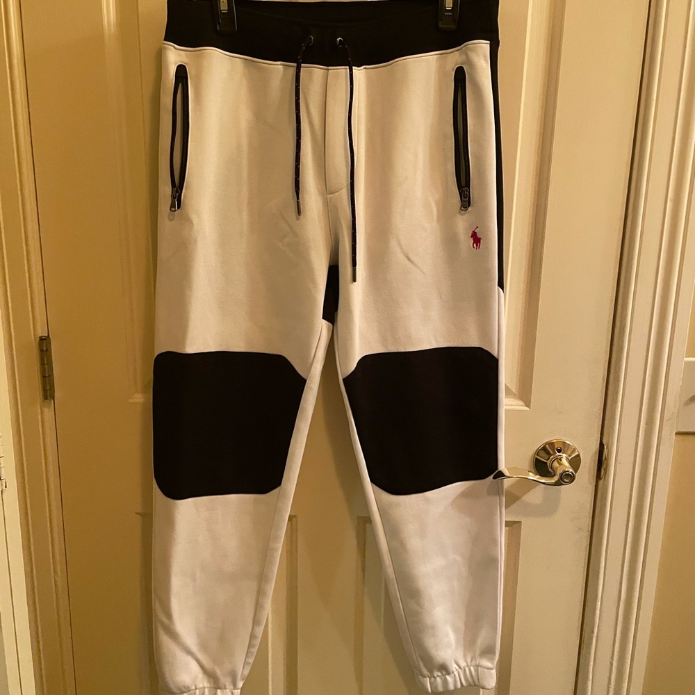 Polo Ralph Lauren Sweatpants - M - White/Black
